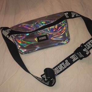 Pink belt bag